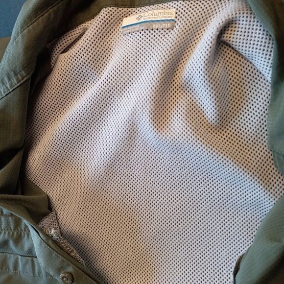 Columbia Sportswear Men's 2 XL Long Sleeve Button down Omni-Shade  Shirt - Picture 7 of 12